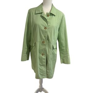 Mint green spring coat Size L